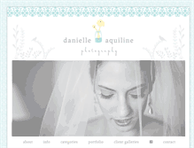 Tablet Screenshot of danielleaquilinephotography.com